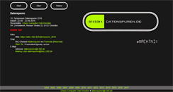 Desktop Screenshot of datenspuren.de