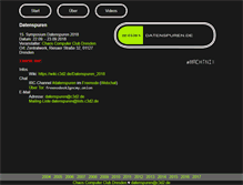 Tablet Screenshot of datenspuren.de
